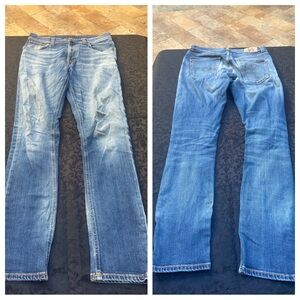 NUDIE jeans Lean Dean in Crispy Bora size 31
Inseam 32” B303